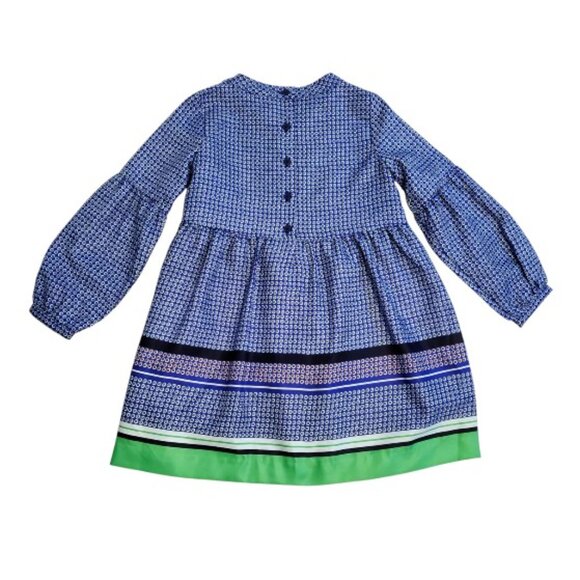 Janie and Jack Grosgrain Satin Dress Size 4 - Picture 5 of 6